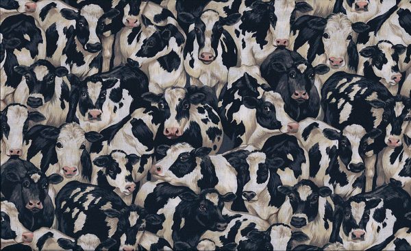 Fat Quarter Cows Farm Cotton Quilting Sewing Fabric