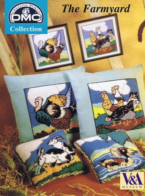 The Farmyard Cross Stitch Chart (DMC P5034) - 4 Designs
