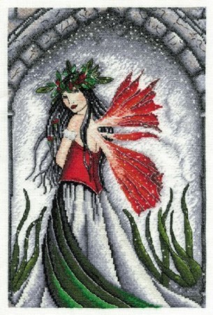 Bridal Christmas Fairy Cross Stitch Kit - Michelle Campbell Faer