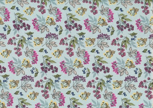 Fat Quarter Forest Fruits Cotton Quilting Sewing Fabric
