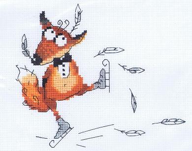 Pair Skating - Short Programme (Whimsical) Cross Stitch Kit