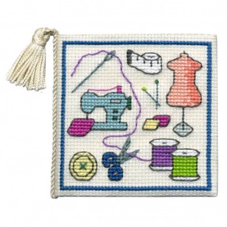 Sewing Themed Needle Case Counted Cross Stitch Kit