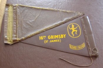 16th Grimsby Brownies Pack Leather Pennant & Case