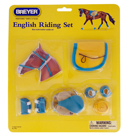 Breyer Traditional English Riding Set Pony Horse 1:9 Scale - 204