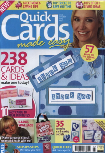 Quick Cards Made Easy Magazine - Issue 2 October 2004