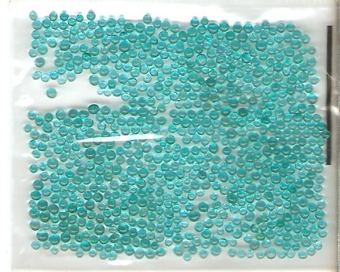 Pack of Jade Green 1mm Diameter Round Beads