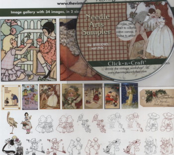 Needle Arts Sampler Kit (CD) - Vintage Workshop