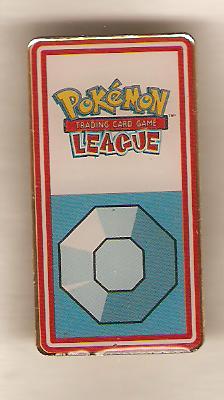 Pokemon Trading Card Game League Badge-Blue Hexagon