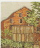 Fall's Mill Cross Stitch Chart - Rustic Mill In Autumn - Image 2