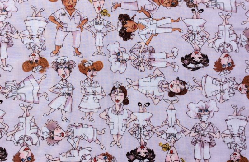 Loralie Nurses Fabric back in stock – while stocks last