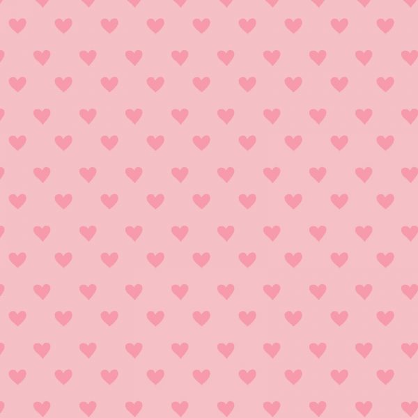 Fat Quarter Liberty Tea For Two Candy Hearts Pink Cotton Quilting Sewing Fabric