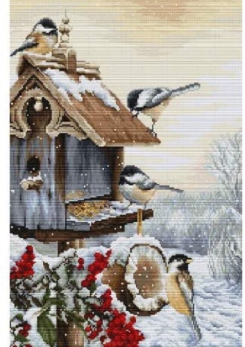 Bird House Counted Cross Stitch Kit