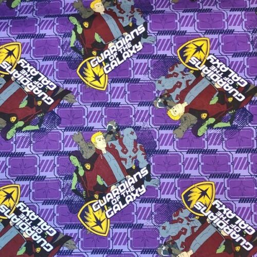 Fat Quarter Guardians of The Galaxy 100% Cotton Quilting Fabric