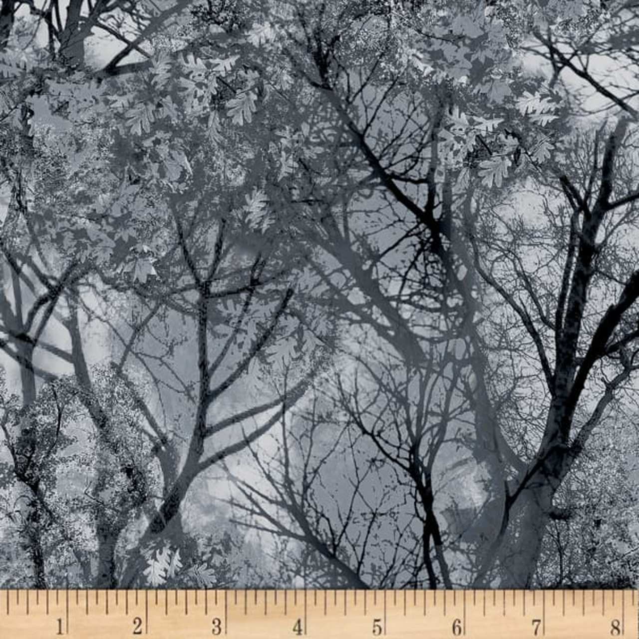 Fat Quarter Wicked Spooky Trees 100% Cotton Quilting Fabric - Timeless Treasures - Image 3