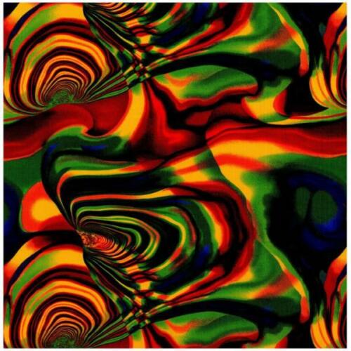 Fat Quarter Tuku Bright Cotton Quilting Sewing Fabric Multi Coloured
