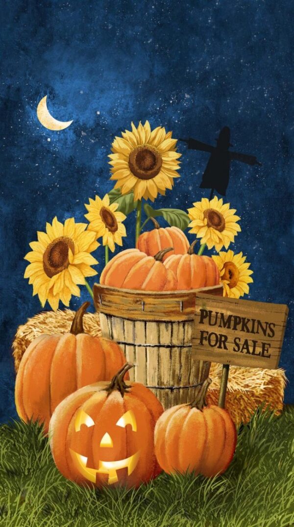 Halloween Pumpkins For Sale 100% Cotton Print Fabric