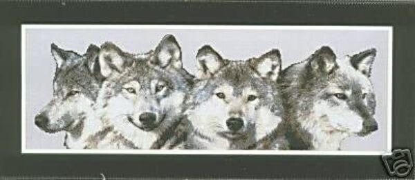 The Pack (Wolves) Cross Stitch Chart - Cross My Heart - Sherrie Stepp-Aweau