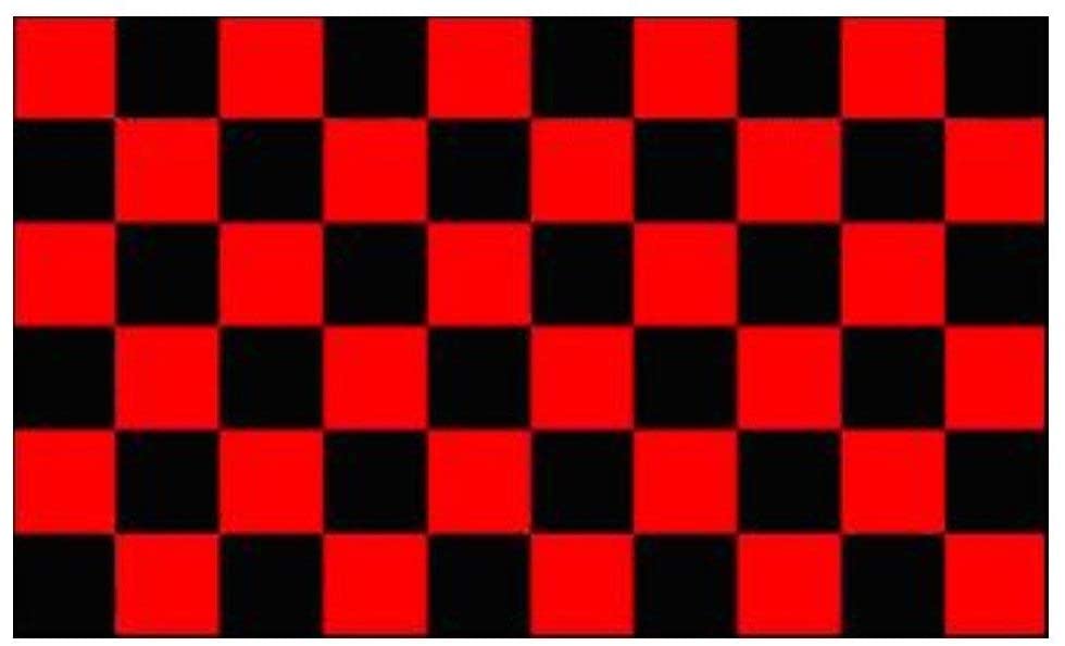Fat Quarter Red And Black Check Checkered 100% Cotton Fabric
