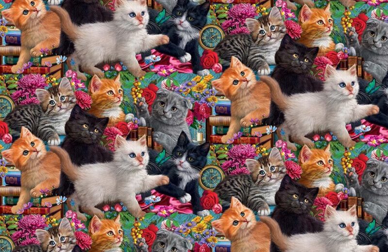 Back in Stock – Madame Victoria Elegant Cats Fabric