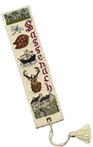 Outlander Inspired Scotland Bookmark Counted Cross Stitch Kit Textile Heritage