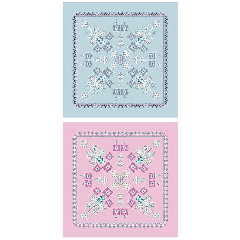 Liberty Deco Dance Tile Cushion Panel 100% Cotton Fabric Panel