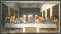 Leonardo De Vinci The Last Supper Fabric Panel 100% Cotton Print Fabric