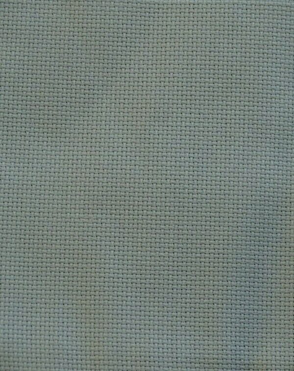 Fat Quarter 14 Count Antique Blue Aida Cross Stitch Fabric - 55 x 50cm - DMC