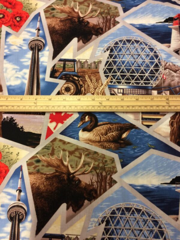 Fat Quarter Canadian Scenes Cotton Quilting Fabric - Gordon Fabrics - Image 2