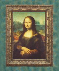 Mona Lisa Leonardo Da Vinci 100% Cotton Print Fabric - Robert Kaufman
