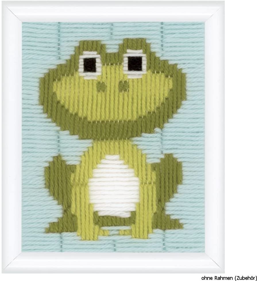 Frog Long Stitch Kit - Vervaco