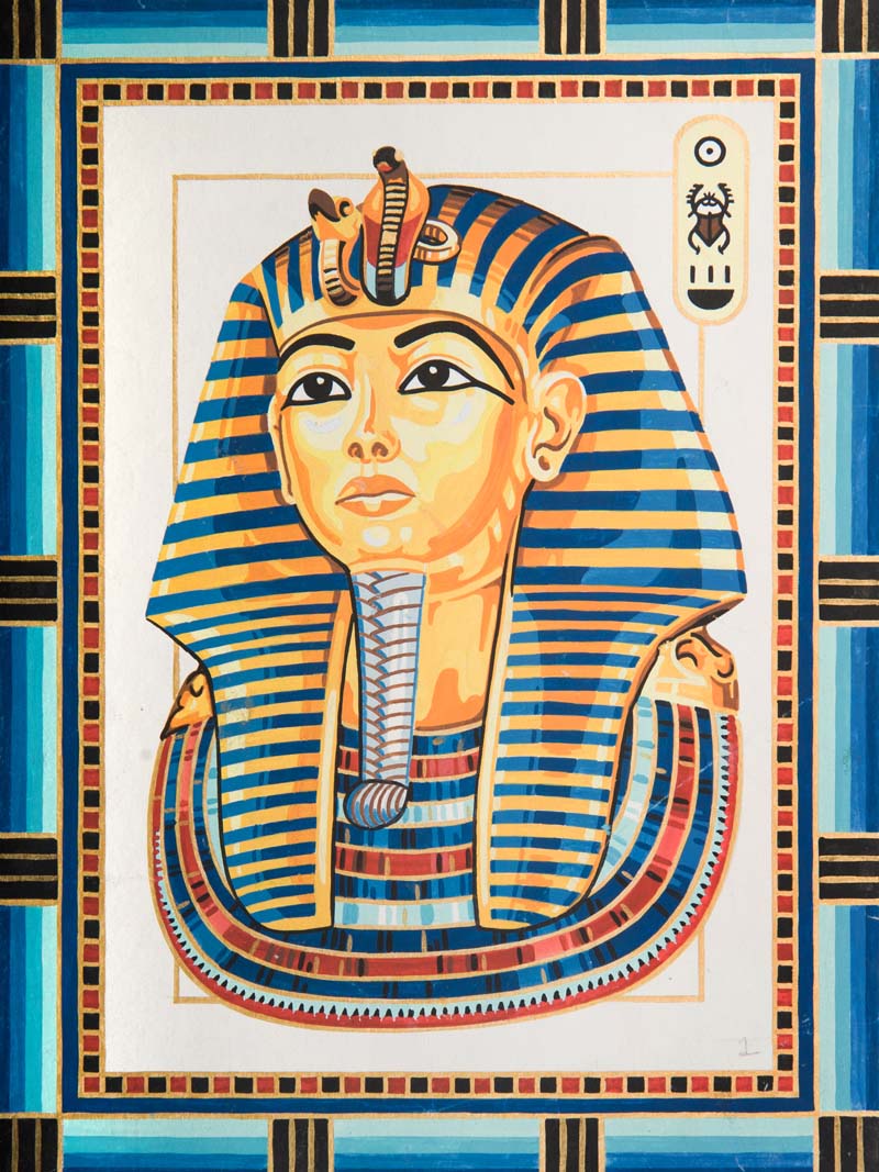 King Tutankhamun Tapestry Canvas