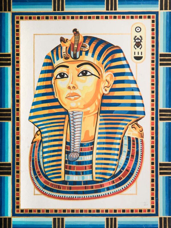 King Tutankhamun Tapestry Canvas