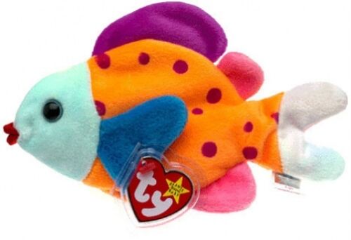 TY Beanie Baby Lips The Fish