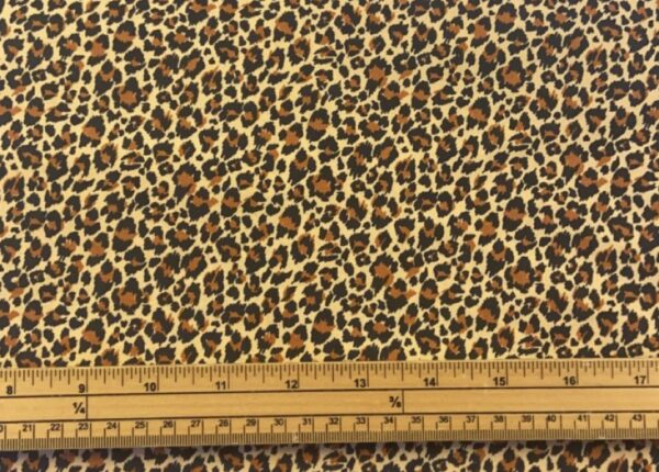 Fat Quarter Around The World Leopard Pattern 100% Cotton Quilting Sewing Fabric