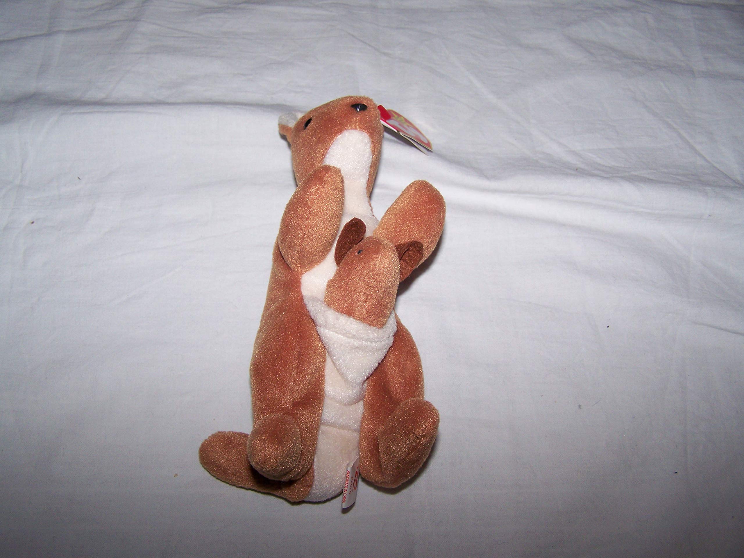 TY Beanie Baby Pouch The Kangaroo (+ Joey)