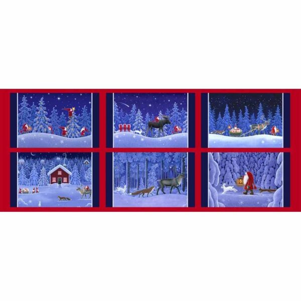 Keep Believing Christmas Placemats 100% Cotton Quilting Panel Fabric