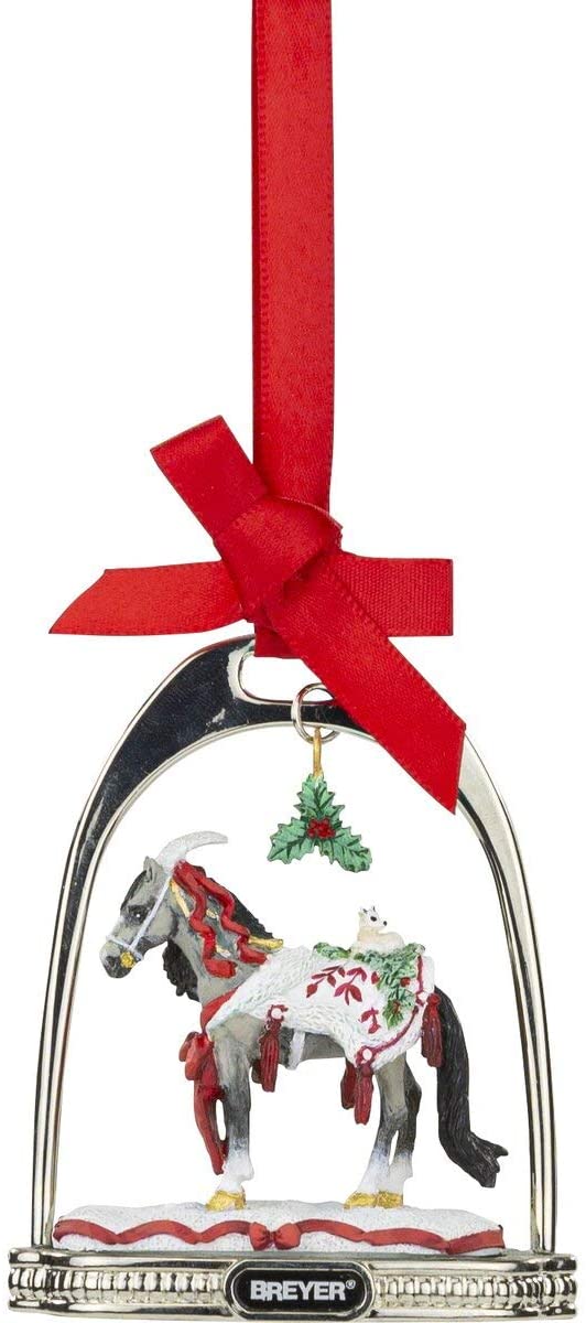 Breyer Horses 2021 Christmas Collection | Stirrup Ornament - Arctic Grandeur | Model #700322