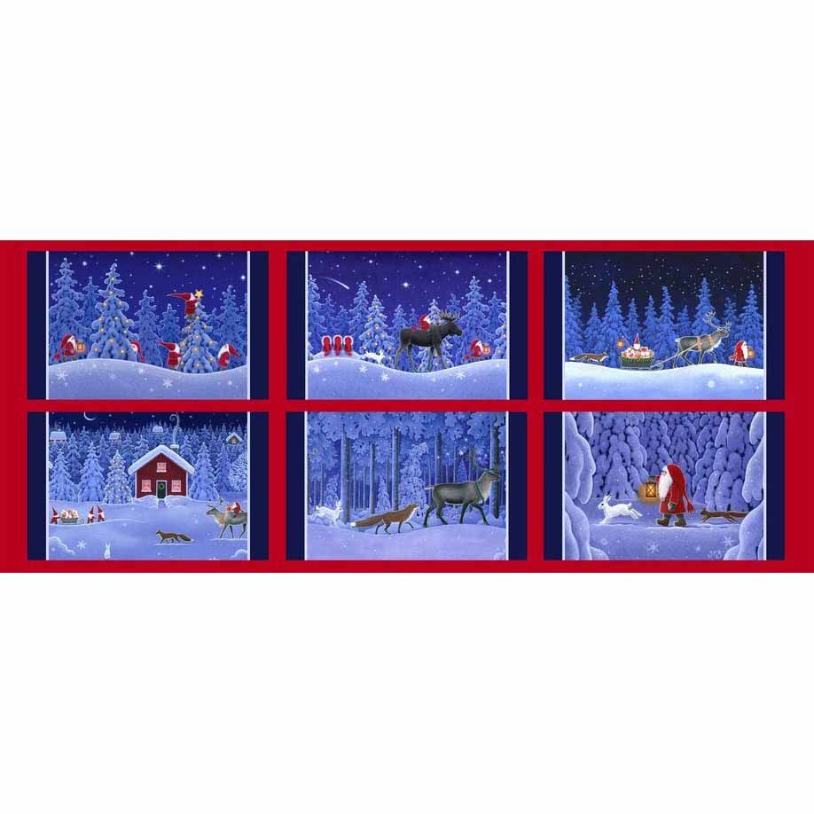 Keep Believing Christmas Placemats 100% Cotton Quilting Panel Fabric