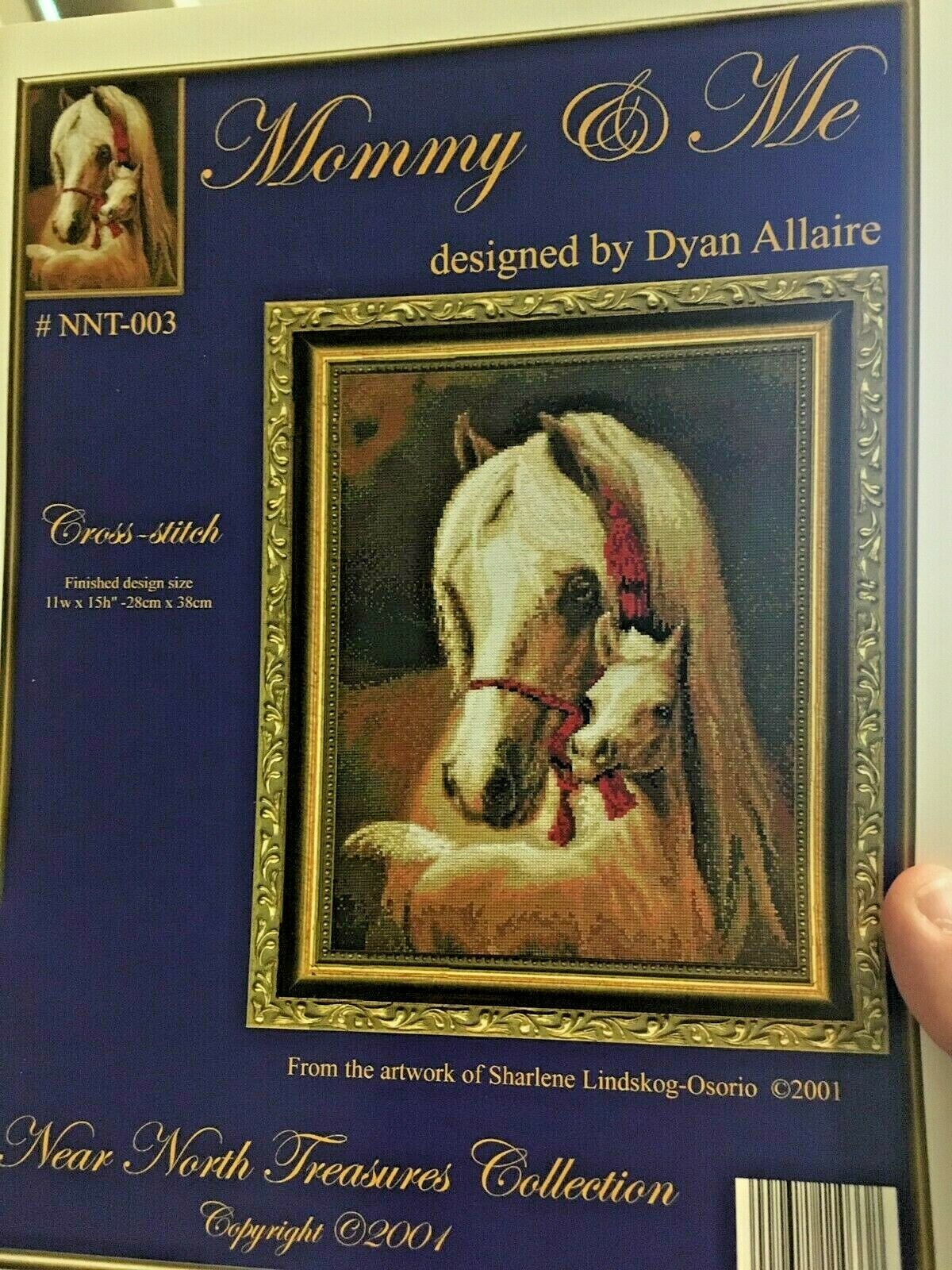 Mommy and Me Horse and Foal Cross Stich Chart Pattern