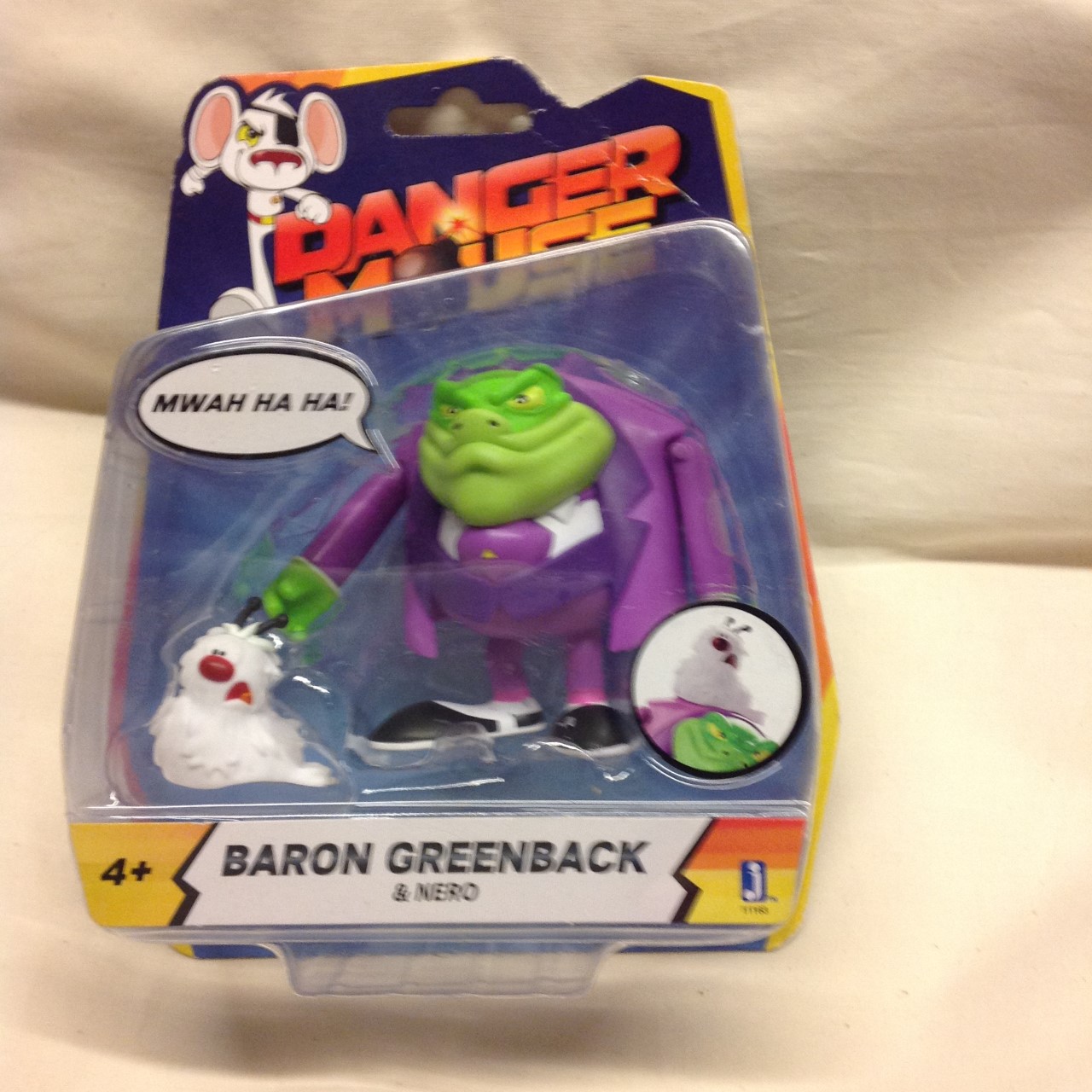 Danger Mouse 11163 3-Inch Baron Greenback Figure with Accessory