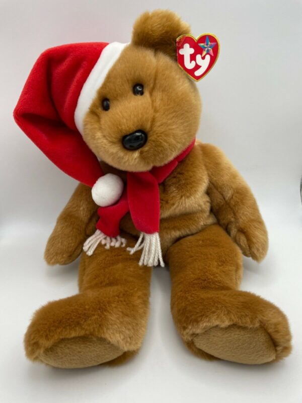 Ty Beanie Buddies 1997 Holiday Bear - The 1997 TY Holiday Teddy Bear TY Beanie Buddy