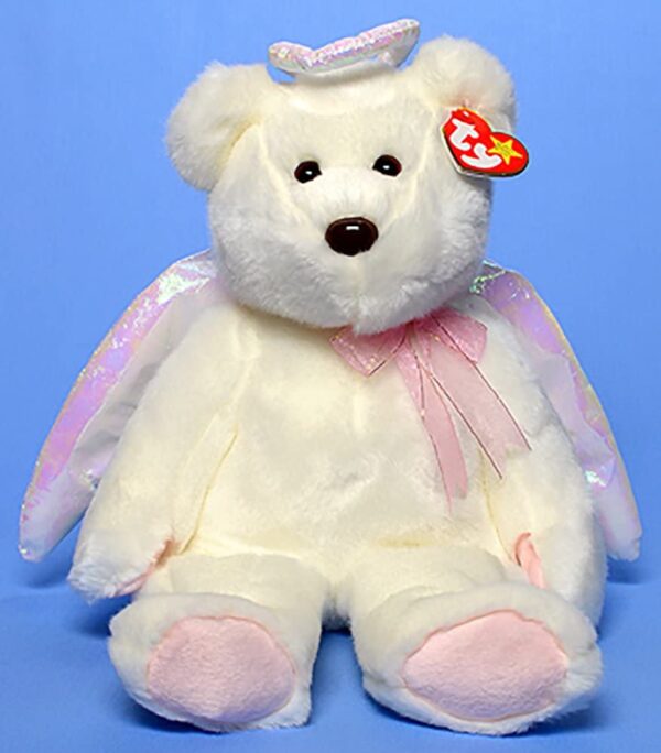 Ty Beanie Buddies Halo - The White Coloured Angel Teddy Bear TY Beanie Buddy