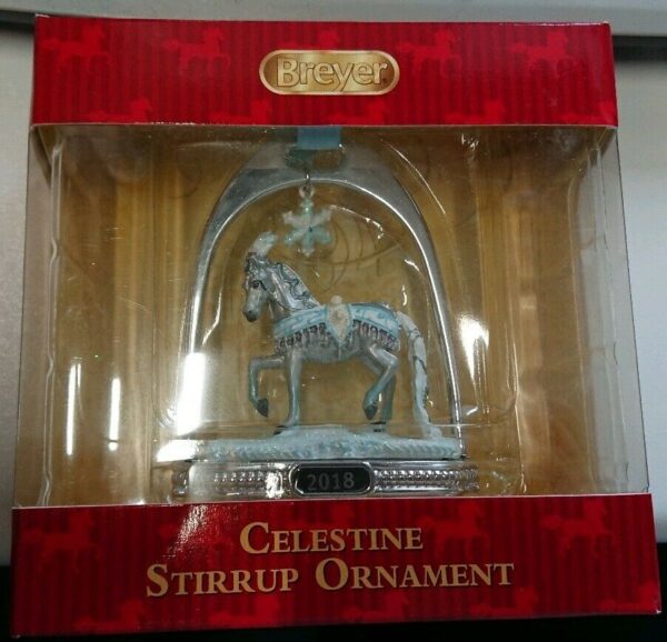 Breyer Celestine Stirrup Ornament 2018 Horse Christmas Holiday Tree Decoration - Image 2