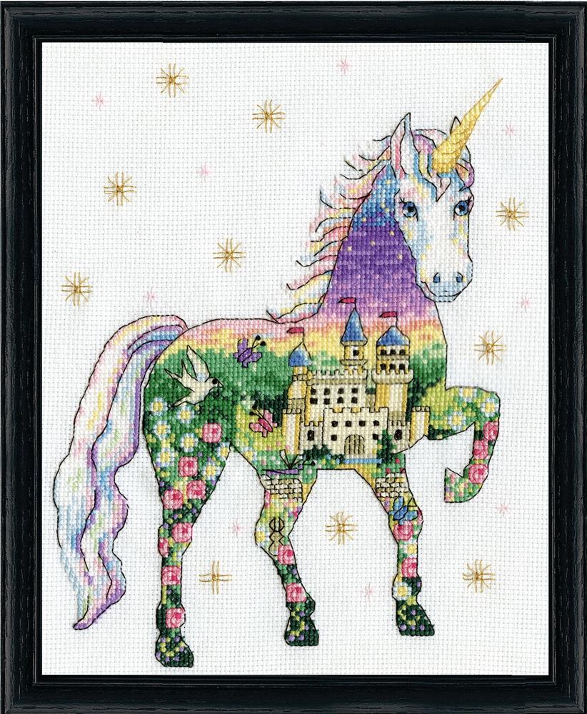 Scenic Unicorn Counted Cross Stitch Kit Design Works