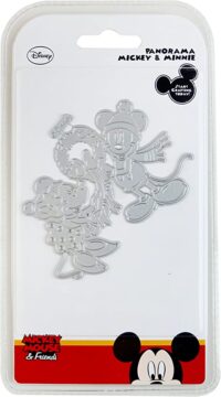 Disney Mickey & Minnie Mouse Panorama Christmas Metal Die Cardmaking Scrapbook