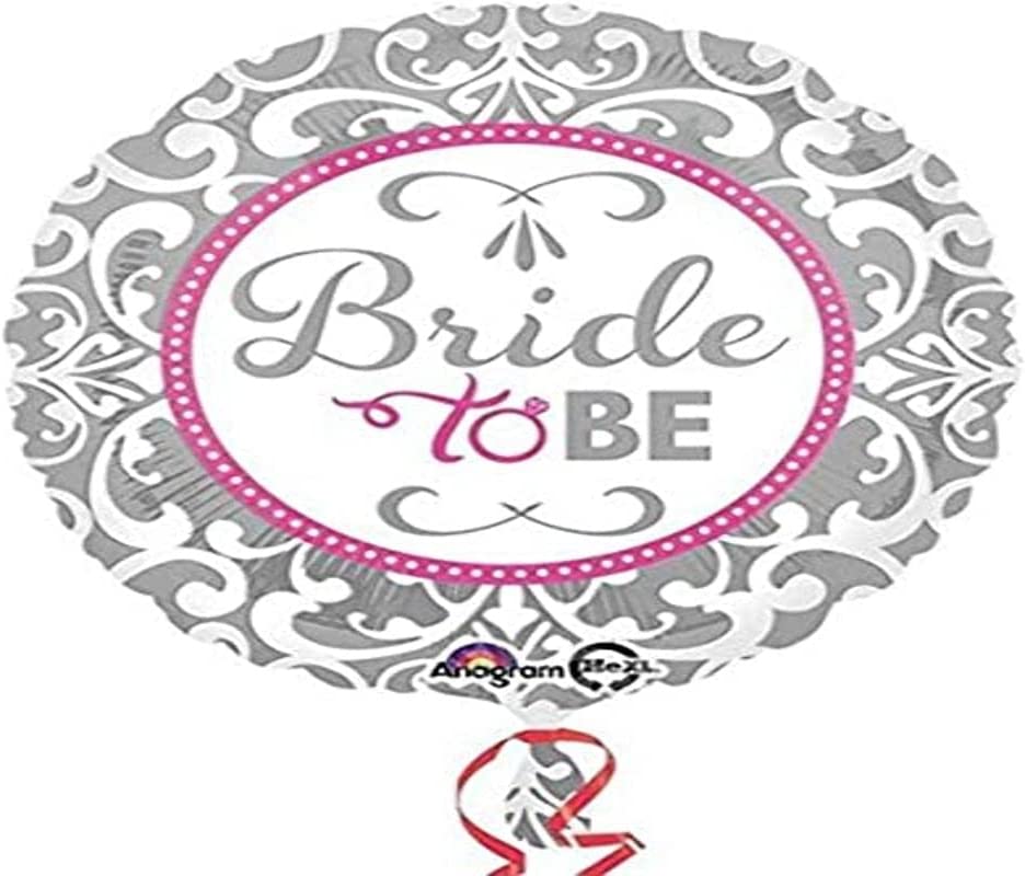 Bride To Be Foil Balloon Bouquet - 17" (43cm) Diameter Circular