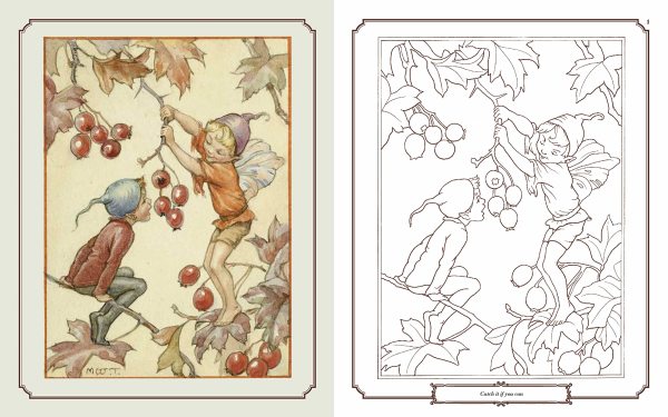 The Enchanting Fairies Colouring Book - 45 Stunning Pictures to Colour - Image 2