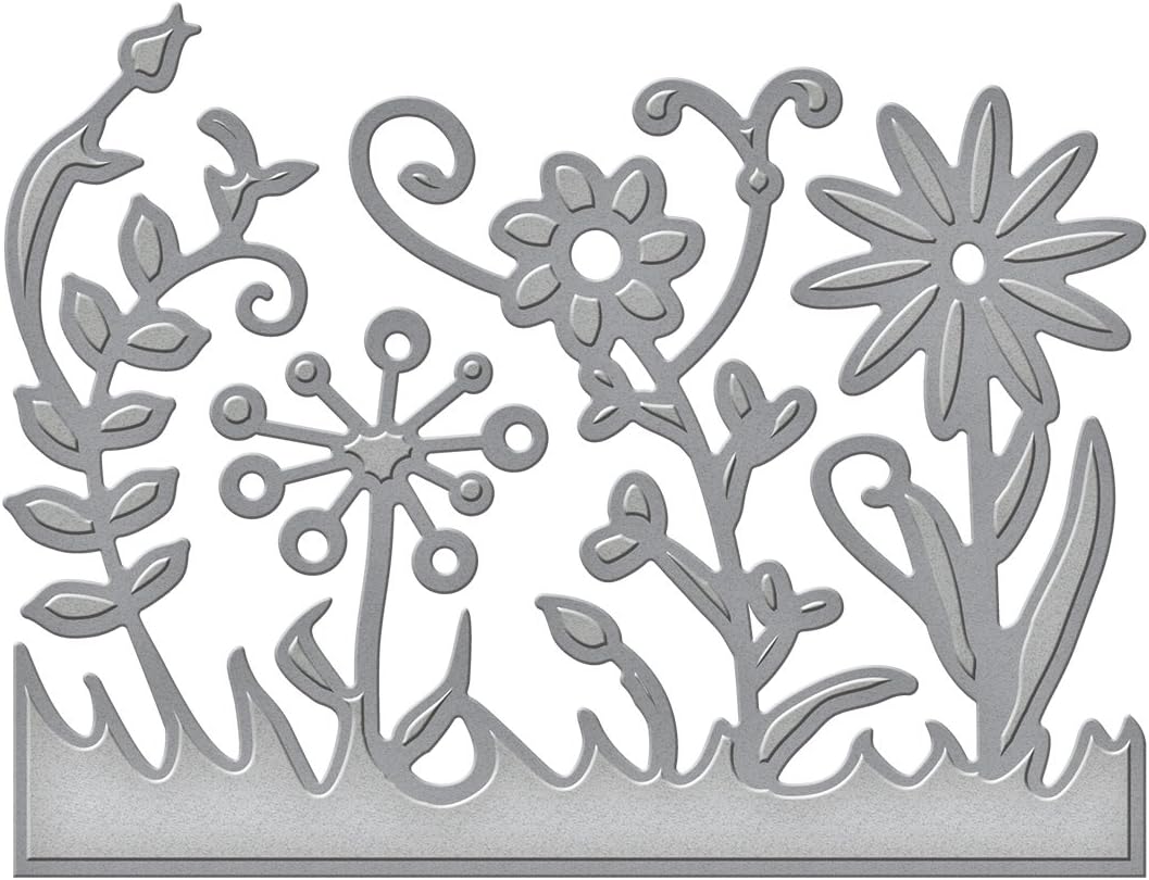 D-Lites Spellbinder Paper Arts Flower Burst Die Template