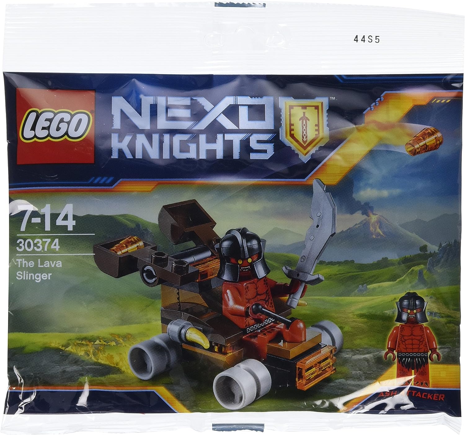 LEGO Nexo Knights: Lava Slinger Set 30371 with Ash Attacker (Polybag)