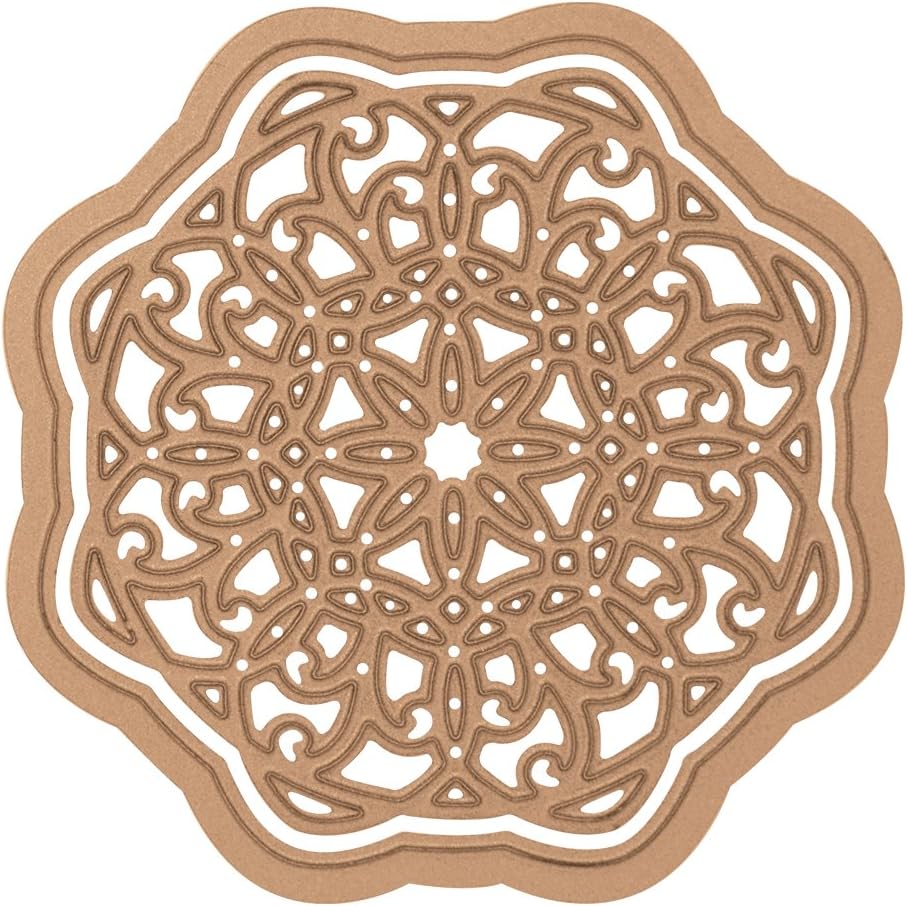 D-Lites Spellbinder Paper Arts Medallion Five Die Template